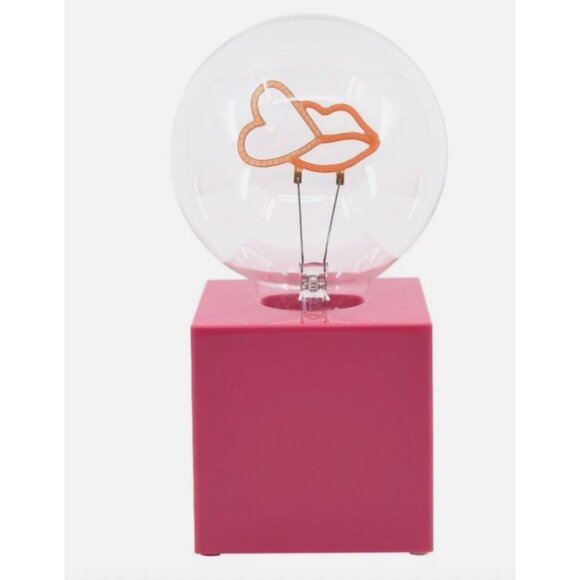 TEEN HOME Bow Shaped Filament Bulb-Blue & Lip Shaped Filament Bulb Dark Pink(2 p - Picture 5 of 5